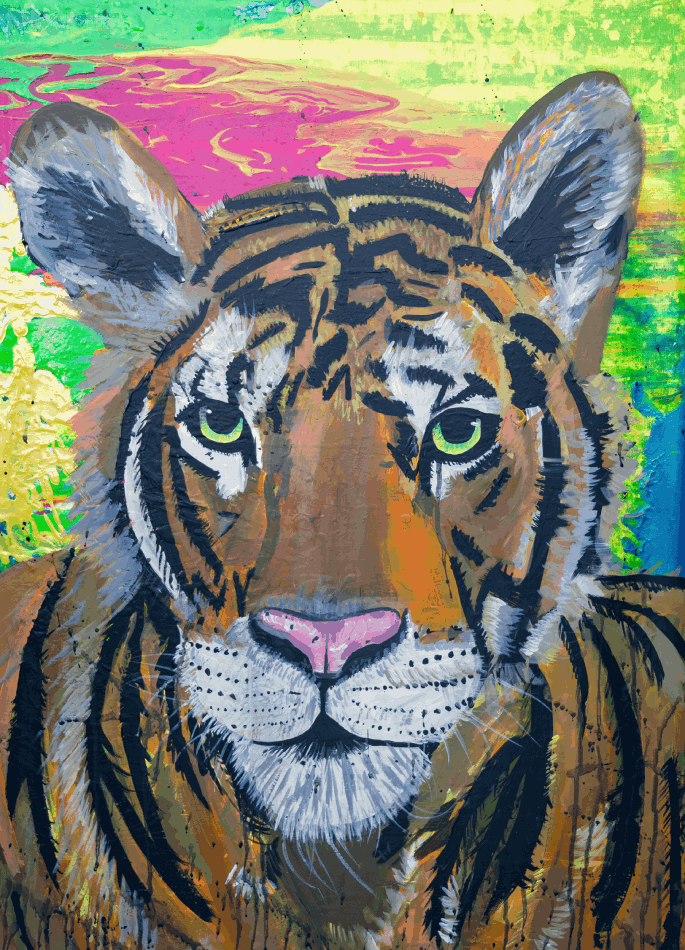 tiger painting